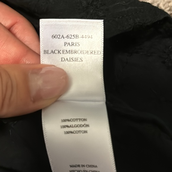 Rails Black Paris Embroidered Daisies Top - Picture 12 of 12